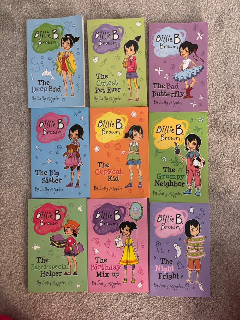 Billie B. Brown Children's Book Set - Colorful Covers
